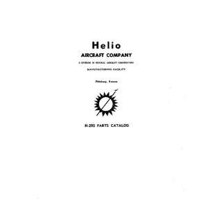  Helio H 295 Aircraft Parts Catalog Manual Helio Books