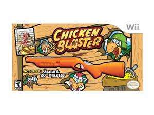    Chicken Blaster w/Gun Bundle Wii Game Zoo Games