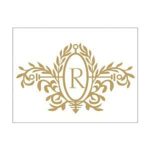  Royal Elegance Monogram Wall Decal Size 28 H, Color 