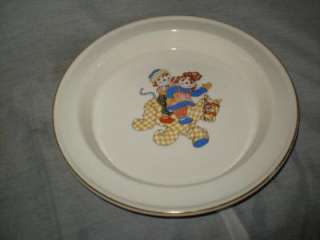 Crooksville,Raggedy Ann & Andy Ware,1941,Childs Plate  