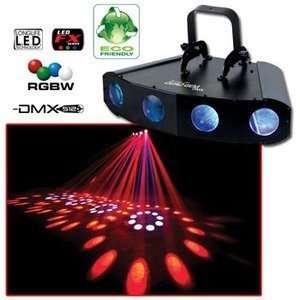  American DJ Quad Gem DMX LED Lighting Effect: Musical 