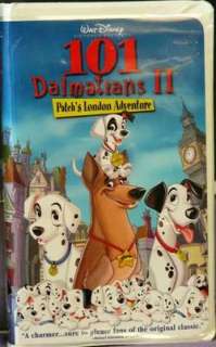 DISNEY Animated 101 DALMATIANS II Video VGd VHS  