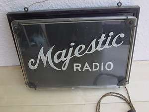 Antique Vintage Majestic Radio Neon Sign  