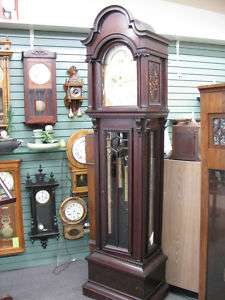 Herschede Antique Grandfather Clock Tubular  