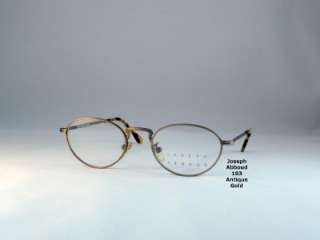 Unisex Joseph Abboud 103 Antique Gold Eyeglass Frame