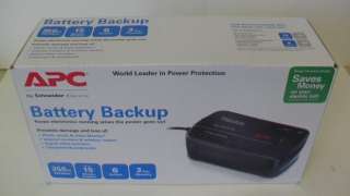 APC BE350G 350VA 6 OUTLET BATTERY BACKUP SURGE PROTECTOR New  