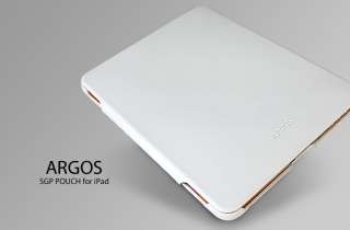 SGP Leather Slim Case/Cover Argos White for Apple iPad  