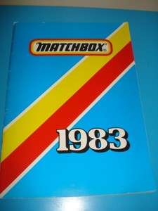 1983 Matchbox Catalogue Diecast Cars Toys Kits Military  