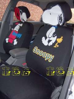 New Snoopy~3D Car Seat Cover Set 10 pcs  