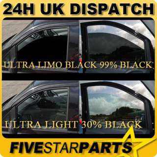 Car Window Tint 50% Dark Privacy Film Tinting Kit Black 6m x 75cm (19 