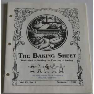  The Baking Sheet Vol.IX, No. 5  Summer, 1998 Books