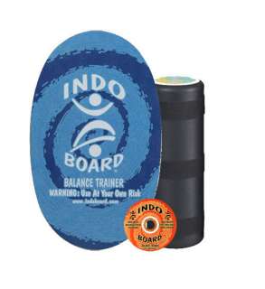INDO BOARD ORIGINAL Balance Trainer Blue Deck & Roller  