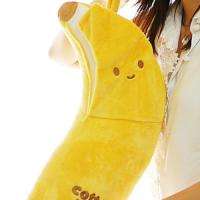 NEW Dual Face stuffed Banana Plush CUSHION PILLOW toy cuddly kawaii 