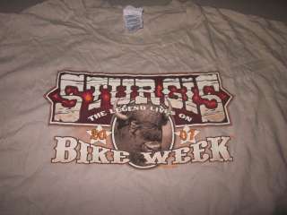 shirt vintage Harley Davidson Daytona Bike sturgis Week biker 2007 