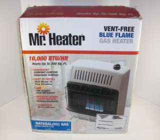 Mr Heater 10000 BTU Natural Gas Blue Flame Vent Free Heater 