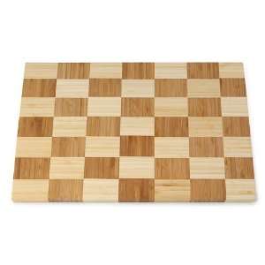  Bamboo Checkered Cutting Board: Kitchen & Dining