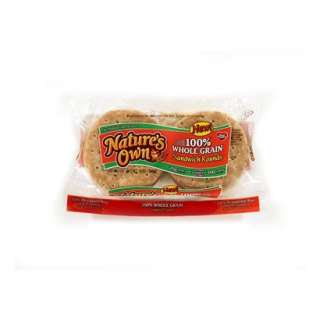 Natures Own 100% Whole Grain Sandwich Round 12oz.Opens in a new window