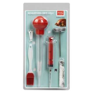 15 Piece Roasting Set Red  White.Opens in a new window