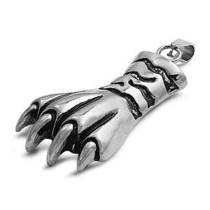  Stainless Steel Pendant   Bear Claw Jewelry