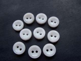   CONCAVE CENTER VINTAGE BUTTONS DOLL BABY SEWING CRAFTS KNIT 8mm  