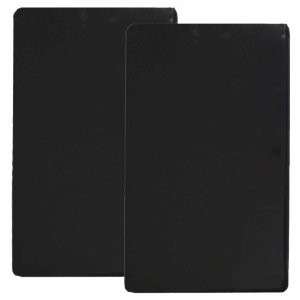 NEW Reston Lloyd Rectangular Stove Burner Covers Set of 2 Black 