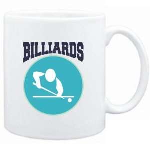  Mug White  Billiards PIN   SIGN / USA  Sports Sports 