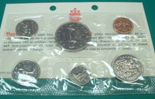   mint set issued by the royal canadian mint contains 1 5 10 25 50 1 00