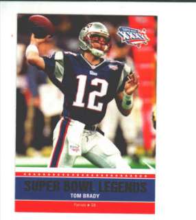 2011 Topps FB Super Bowl Legends #SBL XXXVI Tom Brady Patriots  
