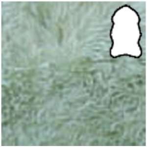 Bowron Goldstar Longwool Sheepskin Single Pelt Rugs Apple green 2 x 3 