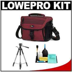 Lowepro Nova 180 AW Digital SLR Camera Shoulder Bag (Bordeaux Red 