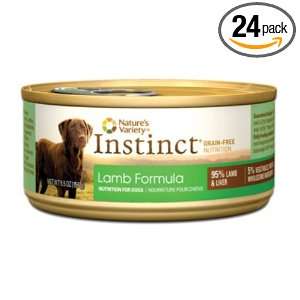 Natures Variety Canned Dog Food, Instinct Canine Lamb Diet (Pack of 