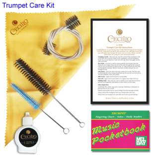 Clarinet~Flute~Trumpet~Saxophone Cleaning Care Kit+Book  