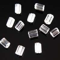 300Pcs clear Plastic earring back stoppers TUBE #593A  