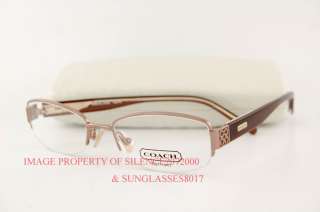 Brand New COACH Eyeglasses Frames 1024 MAEVE BROWN 50 883121676442 