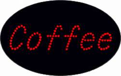 Heavy duty Animated COFFEE LED Sign  