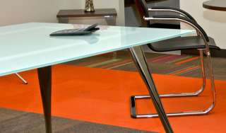 GLASS CONFERENCE ROOM TABLE Office Meeting Boardroom  