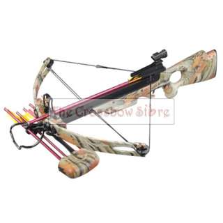 MK250 Camo Green Compound Hunting Crossbow Laser Combo  