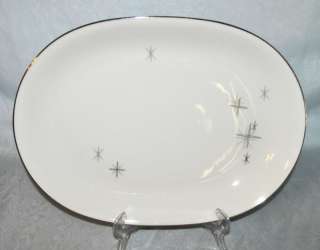 Crown Jewel Fine China Starlight Oval Platter MINT  