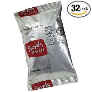   Ground Medium Dark Roast Coffee, 3.75 Ounce Portion Packs (Pack of 32