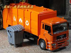 Ultra Simulation Garbage Truck Toys  Diecast model 132  