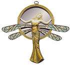 art nouveau lady dragonfly 13 wall mirror statue 