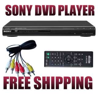 Sony DVP SR200P/B DVD Player, Black Progressive Output 0027242752665 