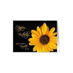  Like a Daughter   Sunflower Birthday Card Health 