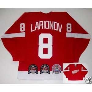  IGOR LARIONOV Detroit Red Wings STANLEY CUP JERSEY CCM 
