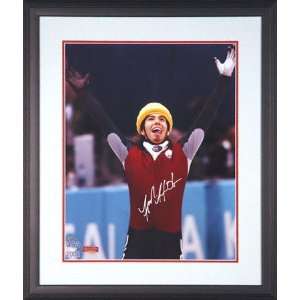  Apolo Anton Ohno (Arms In Air) Framed 16x20 Autographed 