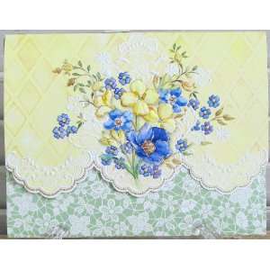  Carol Wilson Sunny Bouquet Blank Note Cards 10 Ct: Health 