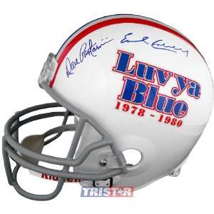 Earl Campbell & Dan Pastorini Autographed Houston Oilers Luv Ya Blue 