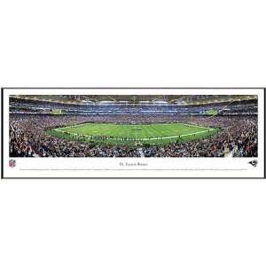 St. Louis Rams Edward Jones Dome Framed Panoramic Picture:  