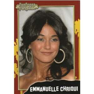 Emmanuelle Chriqui PopCardz Star Collector Card. Series One, No. 28 