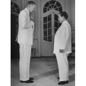  US Ambassador Henry Cabot Lodge Jr. Meeting with Pres. of 